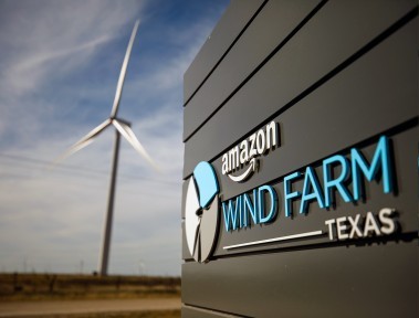 Amazon’s largest wind farm to date, located in Scurry County, Texas, is operational.