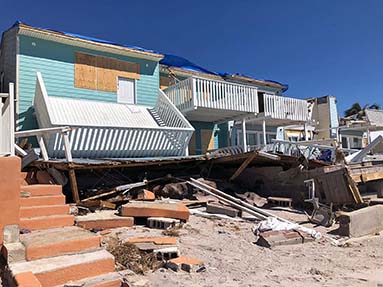 More than half of all apartments in Bay County, Fla., are still damaged and unlivable as a result of Hurricane Michael in October of 2018.