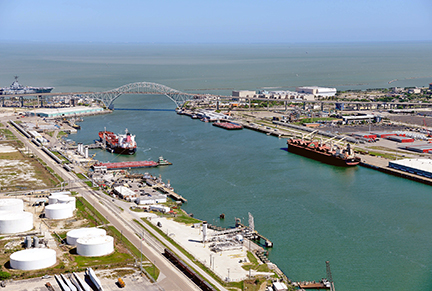The South’s economy is built for FDI. The region boasts more ports than any other region by a wide margin. Shown here is the Port of Corpus Christi.