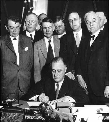 President Franklin D. Roosevelt signed the TVA Act in 1933, which established the Tennessee Valley Authority. The agency recently declared a new record for projects — business additions or expansions valued at more than $11 billion in the fiscal year ending Sept. 30, 2018.