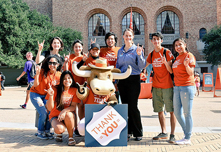 All in-state students at University of Texas-Austin whose families earn less than $65,000 annually will be given full scholarships beginning in the fall of 2020.