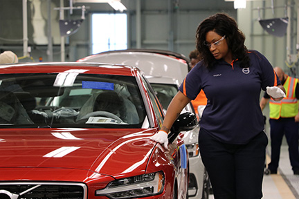 In 2015, Volvo officials announced a facility that would mean 2,500 jobs and a $500 million investment in South Carolina. The decision would reflect the availability and cost of skilled workers and logistics, including the export of finished cars. Volvo chose the S60 sedan as the first model to build at the plant.