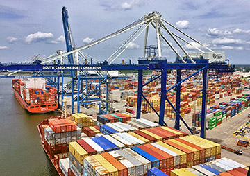 For the eighth consecutive year, South Carolina set a record for exports in 2017. Pictured is the Port of Charleston.