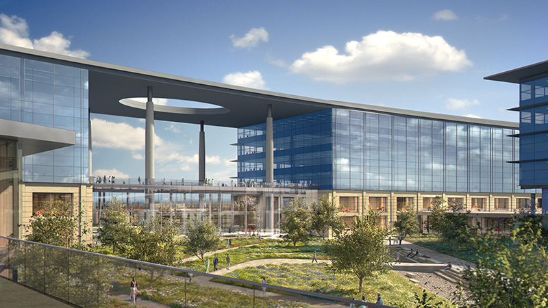 A study done by Irvine, Calif.-based Spectrum Location Solutions showed that about 9,000 California companies relocated their headquarters or diverted expansion projects outside the state since 2008. Toyota is building its new North American headquarters in Plano, Texas (rendering shown). The company relocated to Texas from California. 