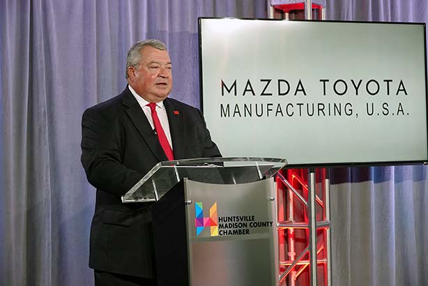 Mazda Toyota Manufacturing’s $2 billion plant will house as many as 4,000 workers, making it the largest single greenfield automotive deal in Southern Auto Corridor history. 