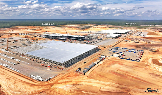 Scout Motors will add another $300 million to its  $2 billion assembly plant in Blythewood, S.C.