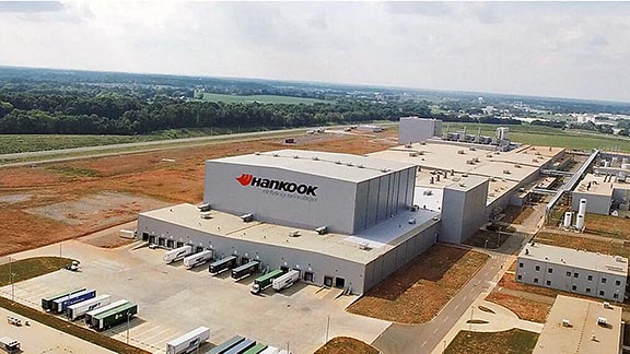 Hankook Tire & Technology said it will invest another $612 million in its plant in Clarksville, Tenn.