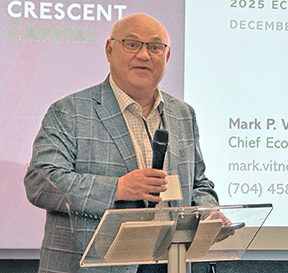 Mark Vitner, former senior economist at Wells Fargo and chief economist at Charlotte-based Piedmont Crescent Capital, said “Economic development has flipped the script. . . capital spending directed toward long-cycle assets such as data centers, energy infrastructure, pharmaceuticals, and aerospace and defense. These sectors are capital-intensive by design: enormous dollar investments, relatively modest job creation, and outsized gains in productive capacity.”