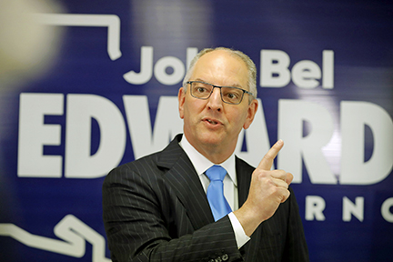Gov. John Bel Edwards announces $1.8 billion Louisiana port expansion.