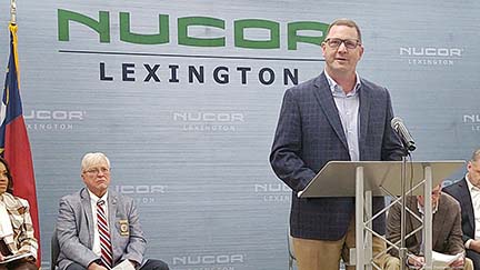 Nucor is expanding in Lexington, N.C., with a $350 million micro mill. 